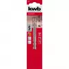 KWB 039650 Broca para pedra 5 mm x 75 mm haste cilíndrica aço temperado