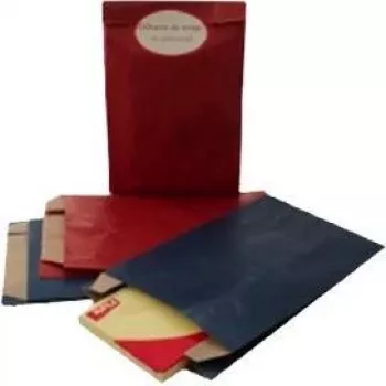 AGIPA Saco de presente em papel kraft vermelho 180 x 350 mm, 50 g/m², 1 unidade 101652