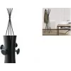 UNILUX TOTEM Cabide de pé, 1750 mm, metal preto, 8 ganchos 400188801