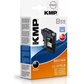 KMP B55 Preto Cartucho de tinta compatível para Brother DCP-J4120DW, MFC-J4420DW, MFC-J4620DW, MFC-J4625DW, MFC-J5720DW 1531.4001
