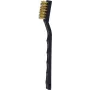 KS TOOLS escova de limpeza de velas de ignição com fio de latão, 2 filas, 170mm (201.2316)