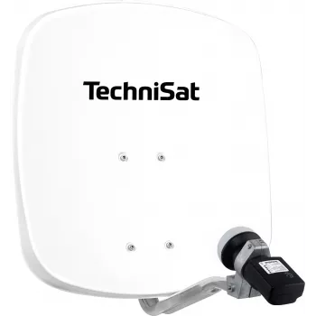 TechniSat antena parabólica SAT com LNB, 45 cm, alumínio, LNB single (1745/8195)