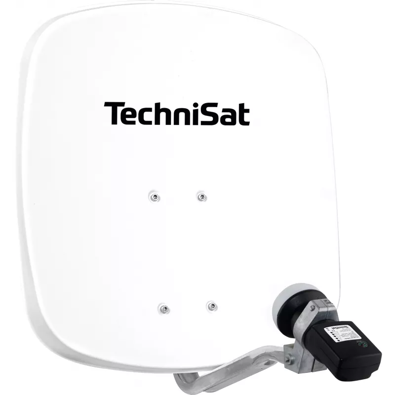 TechniSat antena parabólica SAT com LNB, 45 cm, alumínio, LNB single (1745/8195)
