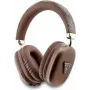 GUESS auscultadores over-ear Bluetooth 5.3 com logótipo 4G Triangle, castanho