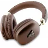 GUESS auscultadores over-ear Bluetooth 5.3 com logótipo 4G Triangle, castanho