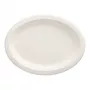 PAPSTAR pure pratos ovais de cana-de-açúcar 260 x 200 mm, 50 unidades, compostáveis, adequados para micro-ondas 89741
