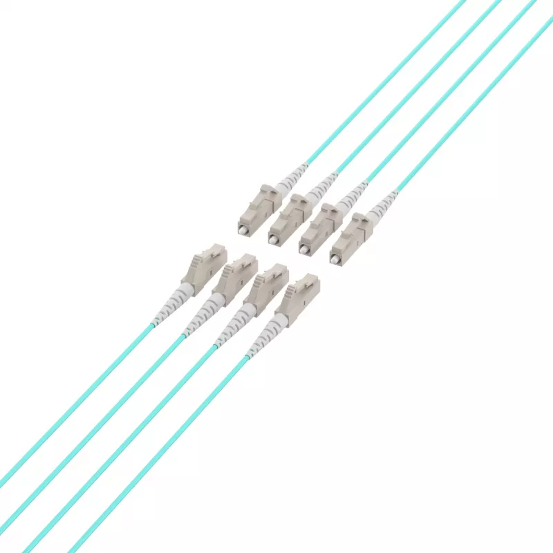 EFB Elektronik cabo trunk U-DQ ZN BH OM3 8G 1x8 LC-LC 80m Dca LSZH O8322S80OM3
