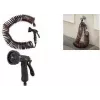 Bradas SPRING FLEX conjunto de mangueira espiral 15 m extensível, de enrolamento automático, com bico de pulverização e conexões rápidas WSF15