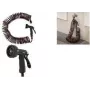 Bradas SPRING FLEX conjunto de mangueira espiral 15 m extensível, de enrolamento automático, com bico de pulverização e conexões rápidas WSF15