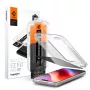 Película protetora de ecrã em vidro temperado Spigen Glas.tR EZ Fit Pro HD Privacy para iPhone 18 Pro