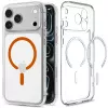 Capa Spigen Ultra Hybrid MagSafe para iPhone 17 Pro / 18 Pro - transparente/laranja