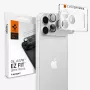 Proteção de objetiva de câmara Spigen Optik Pro GLAS.tR EZ FIT para iPhone 18 Pro – prateado