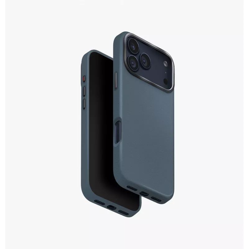 Capa com carregamento UNIQ Lyden MagClick para iPhone 17 Pro Max – caramelo