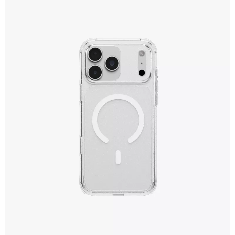 Capa com carregamento UNIQ LifePro Xtreme MagClick para iPhone 18 Pro Max / 17 Pro Max – transparente com brilhos