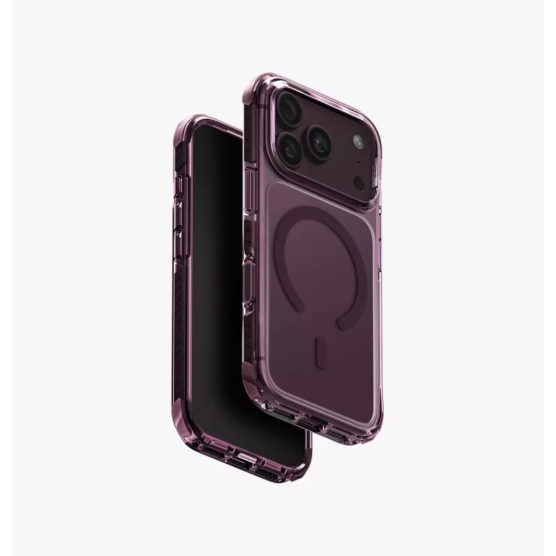 Capa com carregamento UNIQ Combat Magclick para iPhone 18 Pro / 17 Pro – preto