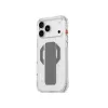 Capa SKINARMA Haxa para iPhone 17 Pro Max com carregamento magnético e suporte com pega - transparente