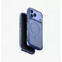 Capa UNIQ Combat para iPhone 18 Pro Max / 17 Pro Max com carregamento MagClick - azul