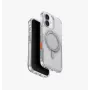 Capa UNIQ Swivix para iPhone 17 com suporte rotativo de 360°, transparente