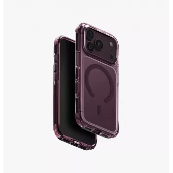 Capa com carregamento UNIQ Combat Magclick para iPhone 18 Pro / 17 Pro – azul
