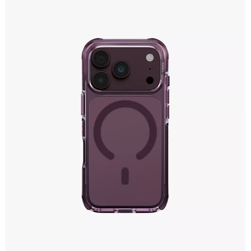 Capa com carregamento UNIQ Combat Magclick para iPhone 18 Pro / 17 Pro – azul