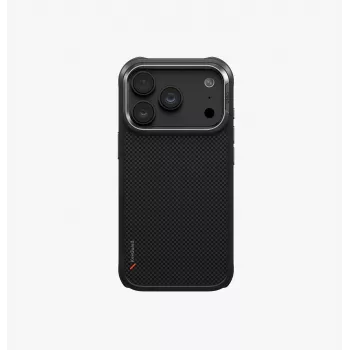 Capa com carregamento UNIQ Keva MagClick para iPhone 18 Pro / 17 Pro, preto