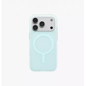 Capa com carregamento UNIQ Clario Magclick para iPhone 18 Pro / 17 Pro – menta