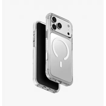 Capa com carregamento UNIQ Combat Magclick para iPhone 18 Pro Max / 17 Pro Max – branco