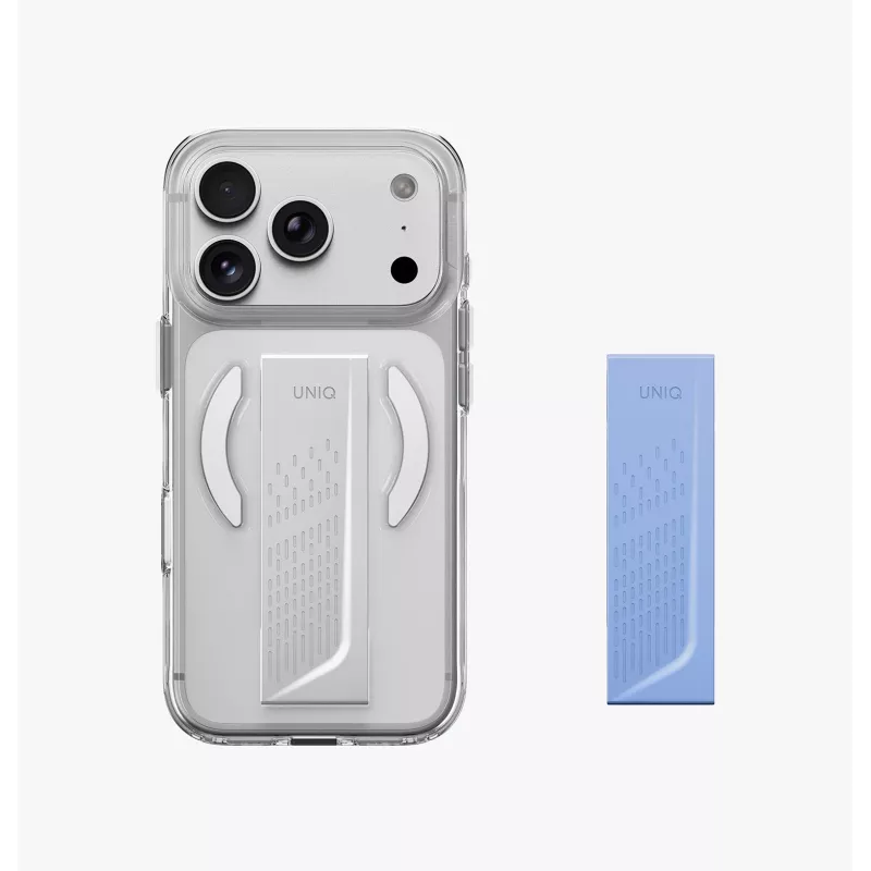 Capa UNIQ Heldro Air para iPhone 18 Pro / 17 Pro com carregamento MagClick, Tinted Smoke