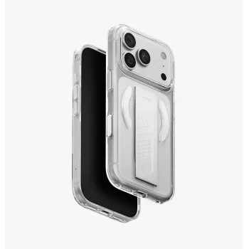 UNIQ Heldro Air Clear Magclick capa de carregamento para iPhone 18 Pro / 17 Pro