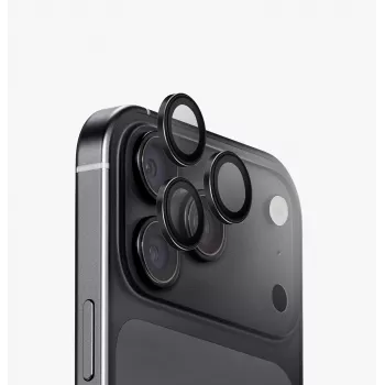 UNIQ Optix Aluguard (DX2) protetor de objetiva da câmara para iPhone 18 Pro / 18 Pro Max – prateado com aplicador