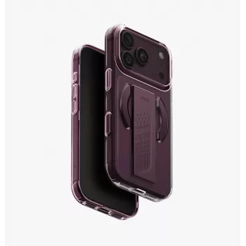 UNIQ Heldro Air MagClick capa de carregamento para iPhone 18 Pro / 17 Pro – bordô