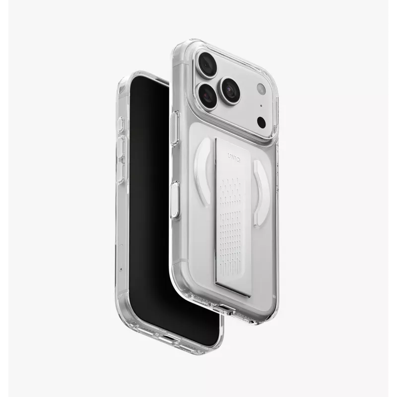 UNIQ Heldro Air MagClick capa de carregamento para iPhone 18 Pro / 17 Pro – bordô