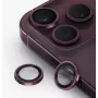 UNIQ Optix Prime protetor de objetiva da câmara para iPhone 18 Pro / iPhone 18 Pro Max – bordô com aplicador
