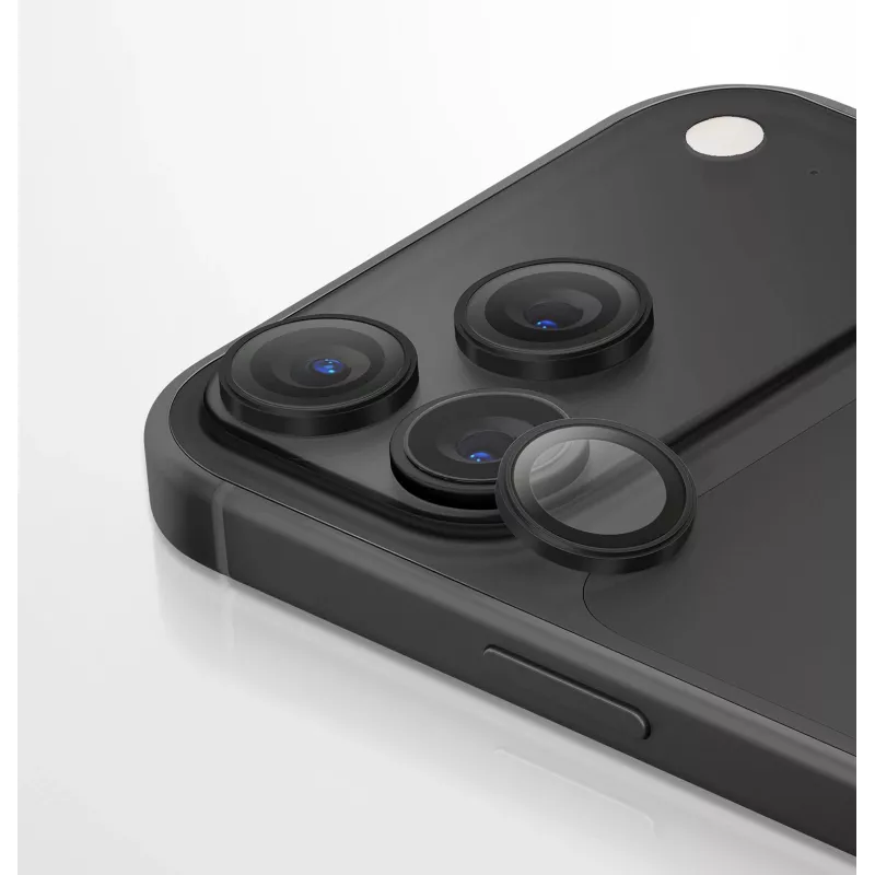 UNIQ Optix Aluguard (DX2) protetor de objetiva da câmara para iPhone 18 Pro / iPhone 18 Pro Max – azul com aplicador
