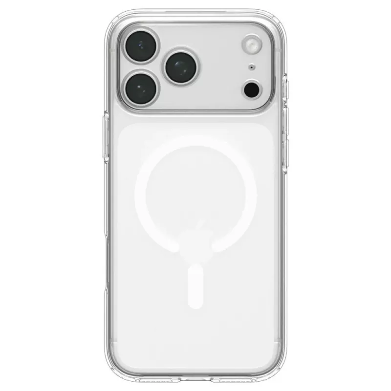 Spigen Ultra Hybrid MagSafe capa para iPhone 18 Pro / 17 Pro - cristalino branco