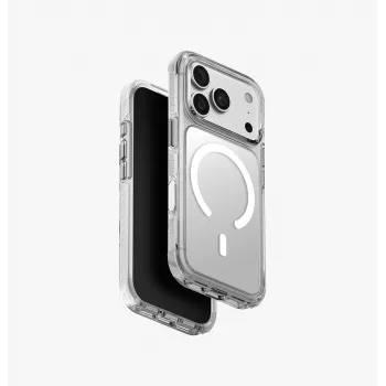 UNIQ Combat Magclick capa de carregamento para iPhone 18 Pro / 17 Pro - branco