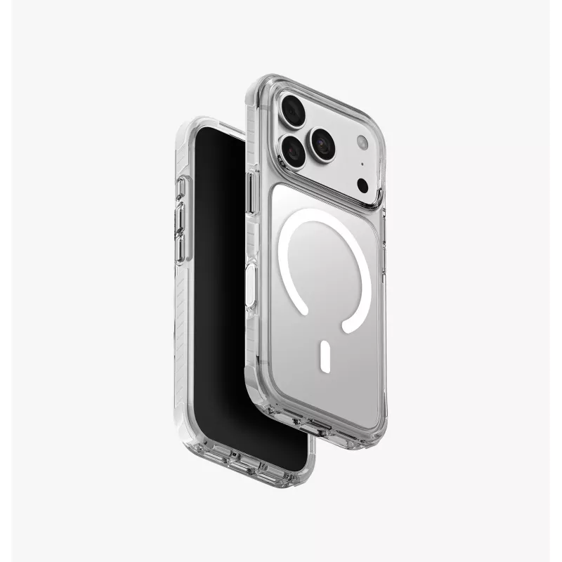 UNIQ Combat Magclick capa de carregamento para iPhone 18 Pro / 17 Pro - branco