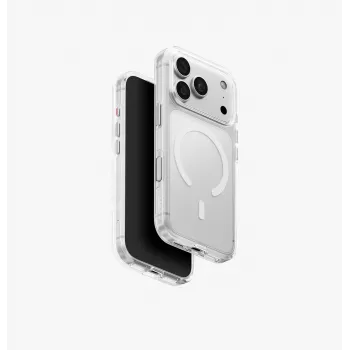 UNIQ Clario Magclick capa de carregamento transparente para iPhone 18 Pro / 17 Pro