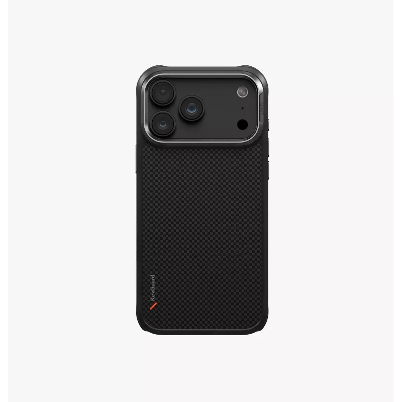 UNIQ Keva Magclick capa de carregamento para iPhone 18 Pro Max / 17 Pro Max – preto