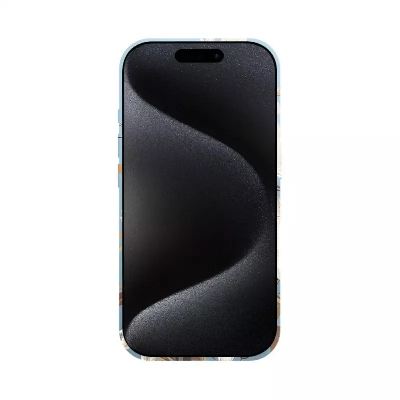 Capa fina Evelatus para iPhone 16 Pro Max com MagSafe - Flower Blue