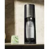 Máquina de gaseificar água SodaStream Terra Megapack preta com 3 garrafas e cilindro de CO2 Quick Connect