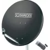 Sistema SAT SCHWAIGER 80 cm 1 participante Single-LNB antracite