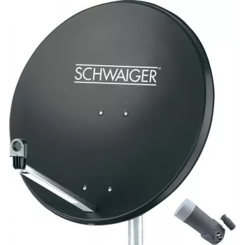 Sistema SAT SCHWAIGER 80 cm 1 participante Single-LNB antracite