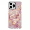 Capa Evelatus para Apple iPhone 15 Pro PC+TPU com MagSafe – mármore rosa