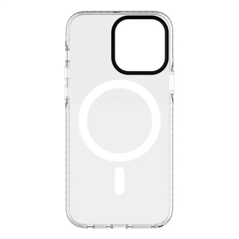 Capa Evelatus para Apple iPhone 15 Pro PC+TPU com MagSafe – mármore rosa