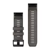 Pulseiras para relógio Garmin QuickFit 26, Pebble Grey em silicone [010-14560-00]