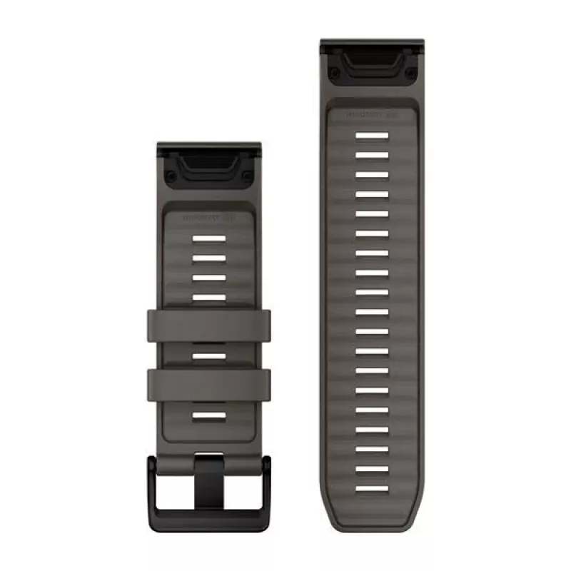 Pulseiras para relógio Garmin QuickFit 26, Pebble Grey em silicone [010-14560-00]