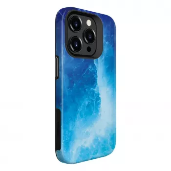 Capa Evelatus Armor para iPhone 15 Pro TPU+PC Galaxy Blue