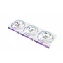 Ventoinha Zalman ZM-DF120R A3 White 120mm Reverse Daisy Chain ARGB, pack de 3