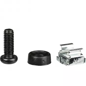Conjunto de porcas de gaiola EFB ELEKTRONIK 20 x M6, completo, preto